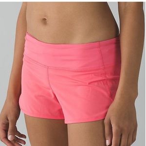 Lululemon Pink Lemonade Speed Short Size 4